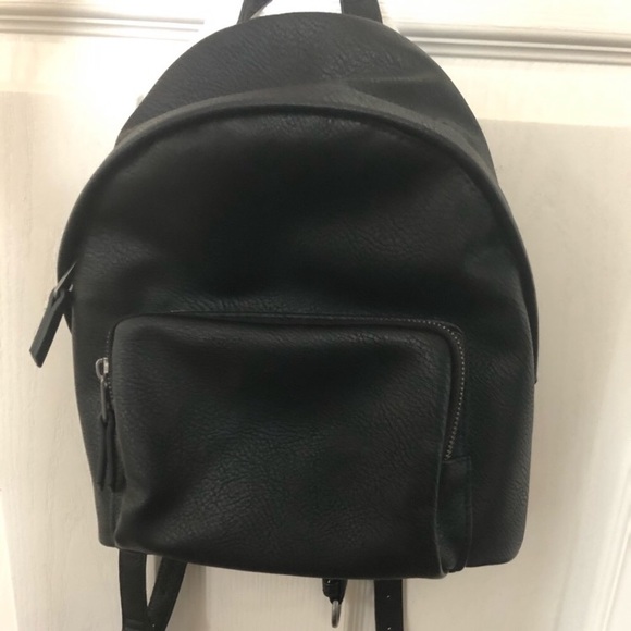 miniature black backpack